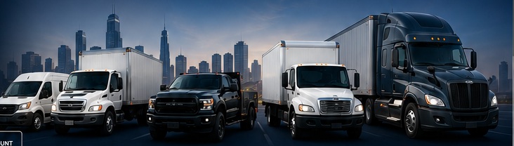 Cargo van, box trucks, hot shot and semi truck transportation options